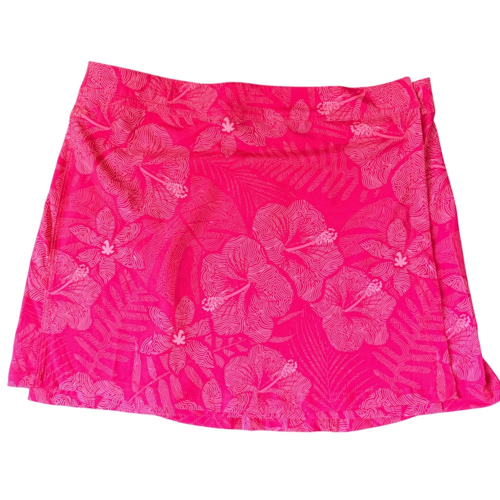 Rip Skirt Hawaii Floral Pink Swim Coverup NWT (LG) Wrap Skirt Length 2 Travel